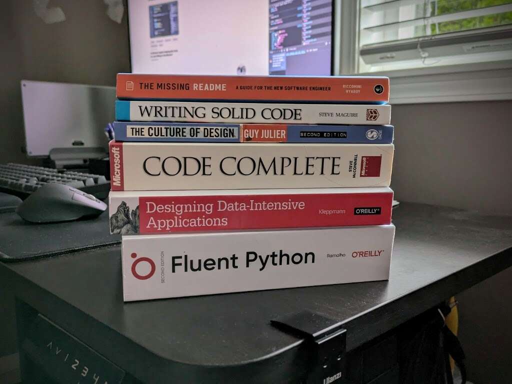 Programming Books On My Desk